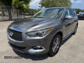 2020 Infiniti QX60 Pure with VIN 5N1DL0MN6LC501178, listed as a Copart auction lot 53759965 with 82,516 mi miles and Non Repairable. Bid and sale history available at DreamBid. Image 1.