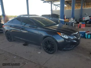 2013 Hyundai Sonata GLS with VIN 5NPEB4AC2DH570770, listed as a Copart auction lot 52403985 with 145,380 mi miles and Salvage Title. Bid and sale history available at carsss.com. Image 4.