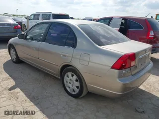 2002 Honda Civic EX with VIN 2HGES26772H557231, listed as a IAAI auction lot 42052816 with 187,616 mi miles. Bid and sale history available at carsss.com. Image 3.