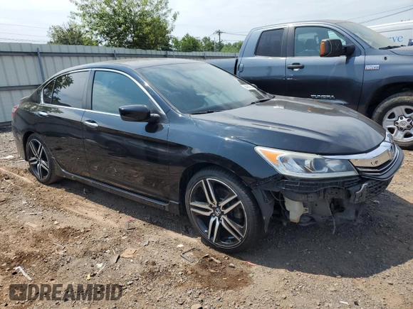 2016 Honda Accord Sport with VIN 1HGCR2F55GA034359, listed as a Copart auction lot 64686764 with 119,533 mi miles and Salvage Title. Bid and sale history available at DreamBid. Image 4.