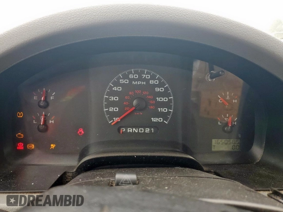 2007 Ford F-150 XL with VIN 1FTRF12W17NA45281, listed as a Copart auction lot 57342005 with 165,058 mi miles and Salvage title. Bid and sale history available at DreamBid. Image 9.