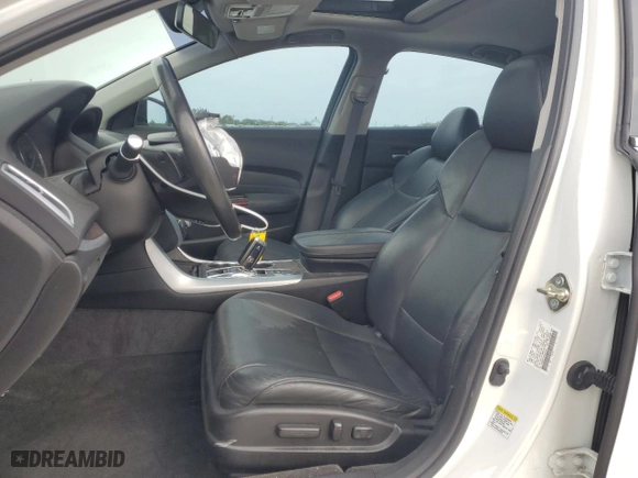 2017 Acura TLX V6 w/Technology Pkg with VIN 19UUB2F54HA004456, listed as a Copart auction lot 50319855 with 117,951 mi miles and Salvage Title. Bid and sale history available at carsss.com. Image 7.