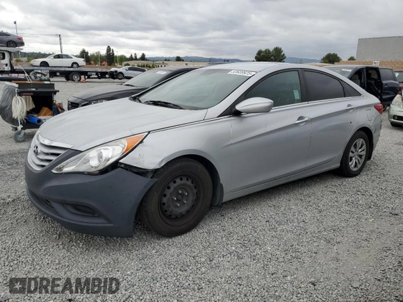 2012 Hyundai Sonata GLS with VIN 5NPEB4ACXCH394825, listed as a Copart auction lot 53689925 with 181,314 mi miles and Clean Title. Bid and sale history available at carsss.com. Image 1.