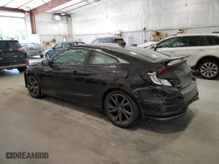 2019 Honda Civic Si Coupe with VIN 2HGFC3A52KH750318, listed as a Copart auction lot 69832564 with 114,834 mi miles and Non Repairable. Bid and sale history available at carsss.com. Image 2.