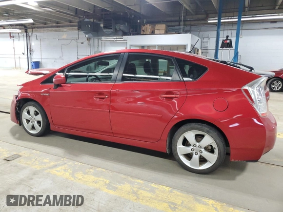 2011 Toyota Prius I with VIN JTDKN3DUXB5337421, listed as a Copart auction lot 52974565 with 167,715 mi miles and Salvage Title. Bid and sale history available at DreamBid. Image 2.