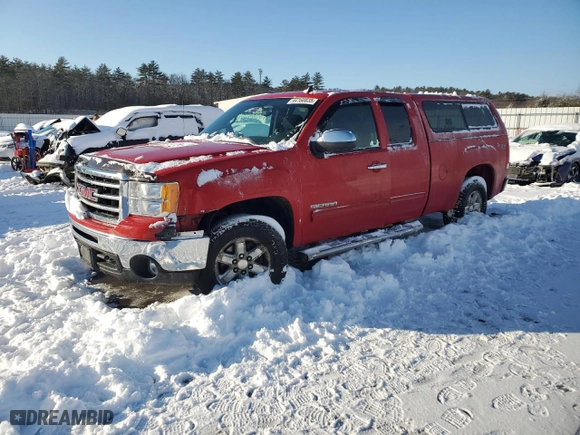 2013 GMC Sierra 1500 SLE with VIN 1GTR2VE7XDZ209686, listed as a Copart auction lot 44160035 with 88,724 mi miles and Salvage Title. Bid and sale history available at carsss.com. Image 1.