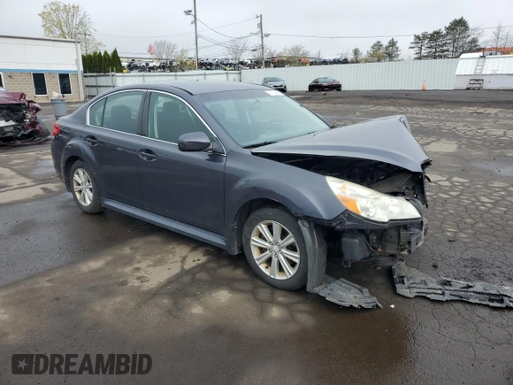 2011 Subaru Legacy Premium with VIN 4S3BMBC68B3220111, listed as a Copart auction lot 53700465 with Not Provided miles and Salvage Title. Bid and sale history available at DreamBid. Image 4.