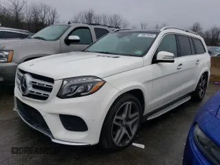2017 Mercedes-Benz GLS 550 with VIN 4JGDF7DE1HA771048, listed as a Copart auction lot 39579594 with 87,394 mi miles and . Bid and sale history available at DreamBid. Image 1.