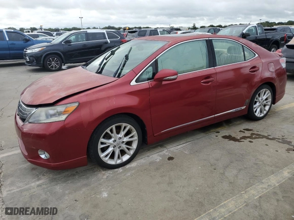 2011 Lexus HS 250h with VIN JTHBB1BA2B2047678, listed as a Copart auction lot 74607724 with 0 mi miles and Non Repairable. Bid and sale history available at carsss.com. Image 1.