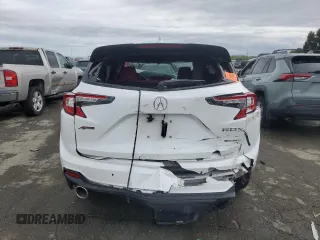 2021 Acura RDX w/A-Spec Package with VIN 5J8TC2H62ML047139, listed as a Copart auction lot 43649055 with 0 mi miles and Salvage Title. Bid and sale history available at carsss.com. Image 6.
