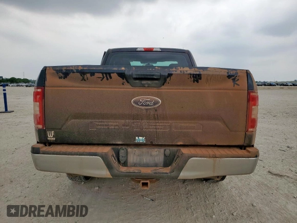 2018 Ford F-150 XL with VIN 1FTMF1CB9JKC79358, listed as a Copart auction lot 57774995 with 112,543 mi miles and Salvage title. Bid and sale history available at DreamBid. Image 6.