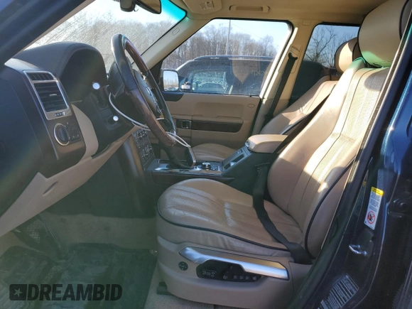 2012 Land Rover Range Rover HSE Lux z VIN SALMF1D4XCA385366, wystawiony jako Copart lot #42615385 z przebiegiem 162 028 mil mil oraz Czysty tytuł • Clean title. Historia ofert i sprzedaży dostępna na DreamBid. Obrazek 7.