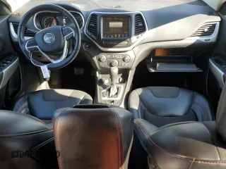 2018 Jeep Cherokee Trailhawk with VIN 1C4PJMBXXJD619860, listed as a Copart auction lot 52598535 with 82,430 mi miles and Salvage Title. Bid and sale history available at carsss.com. Image 8.