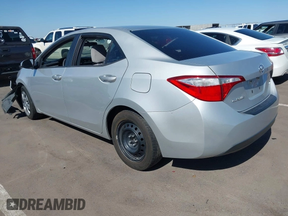 2015 Toyota Corolla L with VIN 5YFBURHE5FP345816, listed as a IAAI auction lot 41982255 with Not Provided miles and . Bid and sale history available at DreamBid. Image 3.