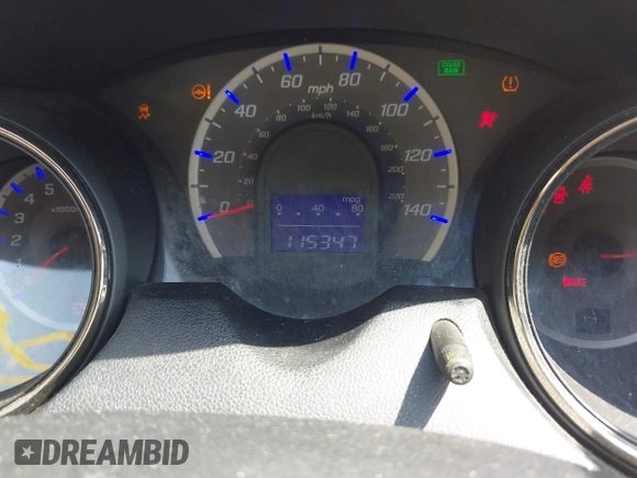 2012 Honda Fit Sport with VIN JHMGE8H54CC030747, listed as a IAAI auction lot 42272618 with 115,347 mi miles and . Bid and sale history available at DreamBid. Image 7.