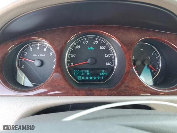 2008 Buick Lucerne CX with VIN 1G4HP57278U125354, listed as a Copart auction lot 48893735 with 120,743 mi miles and Clean Title. Bid and sale history available at carsss.com. Image 9.