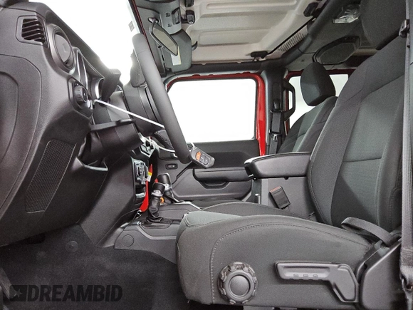 2023 Jeep Wrangler Sport S with VIN 1C4HJXDN5PW632854, listed as a Copart auction lot 51674525 with 4,837 mi miles and Clean Title. Bid and sale history available at DreamBid. Image 7.