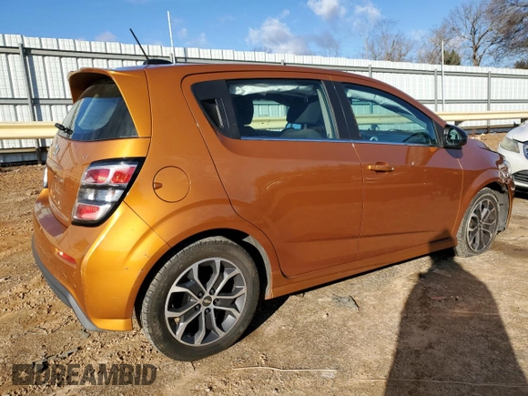 2017 Chevrolet Sonic LT with VIN 1G1JD6SB4H4130953, listed as a Copart auction lot 86092314 with 215,471 mi miles and Salvage Title. Bid and sale history available at carsss.com. Image 3.