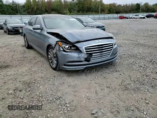 2015 Hyundai Genesis 3.8L with VIN KMHGN4JE9FU100693, listed as a Copart auction lot 81170334 with 128,109 mi miles and Salvage Title. Bid and sale history available at DreamBid. Image 11.