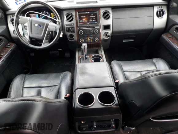 2015 Ford Expedition EL Platinum with VIN 1FMJK1LT5FEF28442, listed as a Copart auction lot 86672594 with 160,987 mi miles and Salvage Title. Bid and sale history available at carsss.com. Image 8.