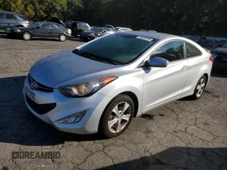 2013 Hyundai Elantra Coupe GS PZEV with VIN KMHDH6AE0DU022405, listed as a Copart auction lot 76497474 with 64,249 mi miles and Salvage Title. Bid and sale history available at carsss.com. Image 1.