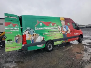 2024 Mercedes-Benz Sprinter with VIN W1Y4KDHY0RT167205, listed as a Copart auction lot 83972734 with 16,438 mi miles and Salvage Title. Bid and sale history available at DreamBid. Image 3.