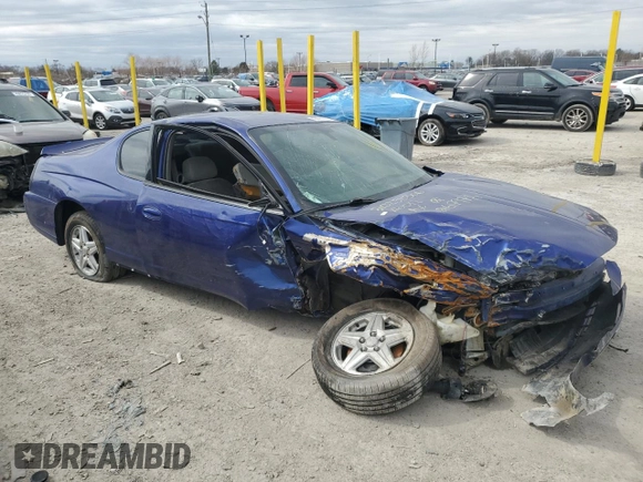 2005 Chevrolet Monte Carlo LS with VIN 2G1WW12E559267972, listed as a Copart auction lot 49661905 with 177,873 mi miles and Salvage Title. Bid and sale history available at carsss.com. Image 4.