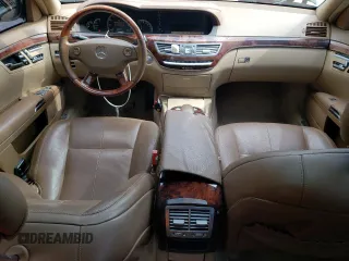 2008 Mercedes-Benz S-Class 5.5L V8 with VIN WDDNG86X98A188968, listed as a Copart auction lot 54815655 with 187,815 mi miles and Clean Title. Bid and sale history available at carsss.com. Image 8.