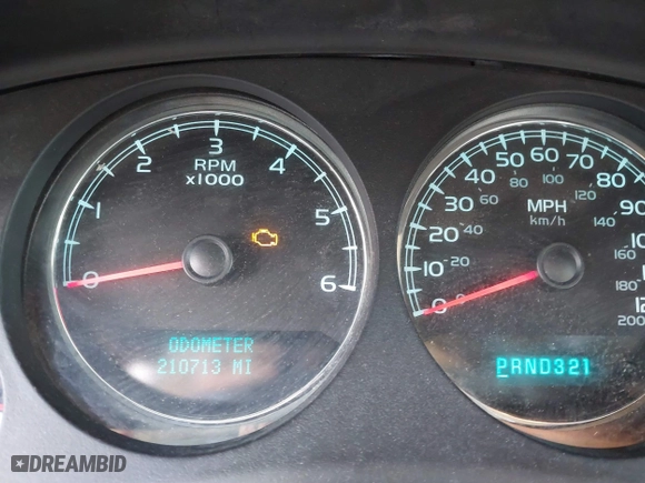 2008 Chevrolet Suburban LTZ with VIN 1GNFC16078J191766, listed as a IAAI auction lot 40743246 with 210,713 mi miles. Bid and sale history available at carsss.com. Image 7.