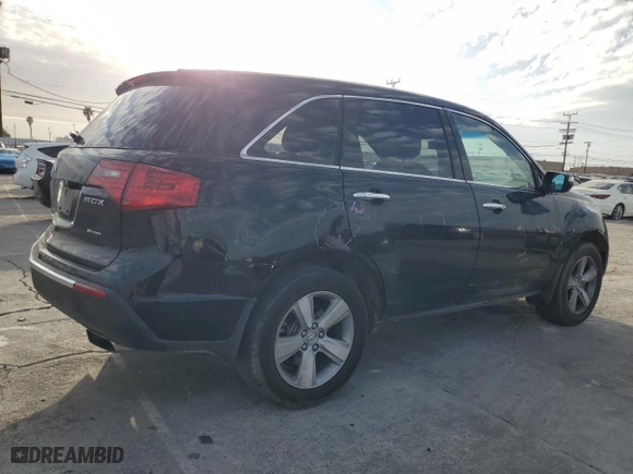 2010 Acura MDX with VIN 2HNYD2H20AH525625, listed as a Copart auction lot 47642705 with 118,206 mi miles and Salvage Title. Bid and sale history available at carsss.com. Image 3.