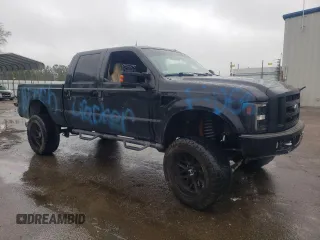 2009 Ford Super Duty F-250 SRW XL with VIN 1FTSW21R59EB15631, listed as a Copart auction lot 48024685 with 153,458 mi miles and Salvage Title. Bid and sale history available at carsss.com. Image 4.