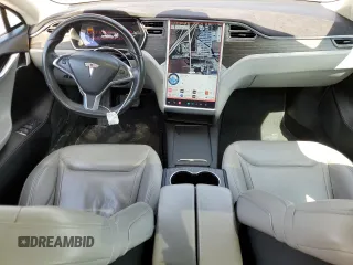 2016 Tesla Model S 90D with VIN 5YJSA1E25GF142104, listed as a Copart auction lot 50874815 with 84,917 mi miles and Salvage Title. Bid and sale history available at DreamBid. Image 8.