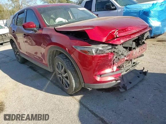 2018 Mazda CX-5 Grand Touring with VIN JM3KFADM1J1454982, listed as a Copart auction lot 49162495 with 109,559 mi miles and Salvage Title. Bid and sale history available at DreamBid. Image 12.