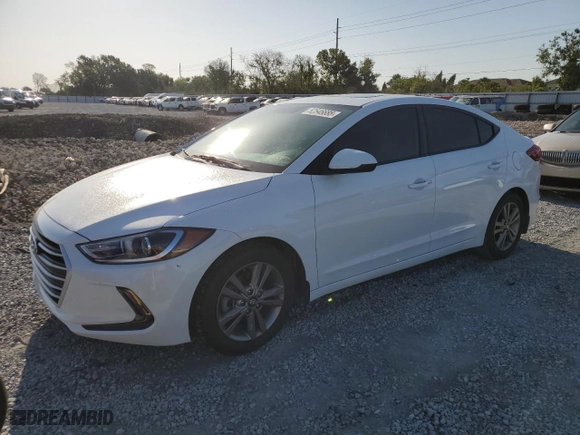 2018 Hyundai Elantra SEL with VIN 5NPD84LF8JH360042, listed as a Copart auction lot 52546685 with 42,862 mi miles and Salvage Title. Bid and sale history available at carsss.com. Image 1.