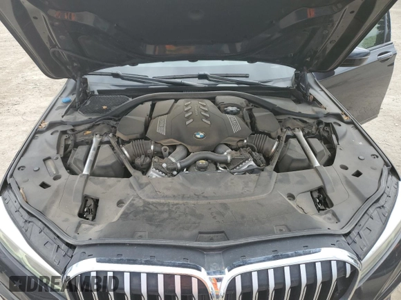 2020 BMW 7 Series 750i xDrive with VIN WBA7U2C04LGJ59672, listed as a Copart auction lot 60959675 with Not provided miles and Salvage title. Bid and sale history available at DreamBid. Image 11.
