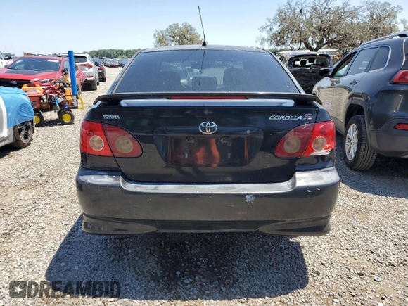 2007 Toyota Corolla CE with VIN 1NXBR32E07Z765488, listed as a Copart auction lot 53464745 with 253,650 mi miles and Salvage title. Bid and sale history available at DreamBid. Image 6.
