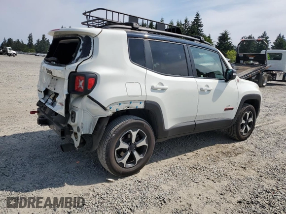 2019 Jeep Renegade Trailhawk z VIN ZACNJBC17KPK47657, wystawiony jako Copart lot #61077265 z przebiegiem 70 478 mil mil oraz Szkoda całkowita • Salvage title. Historia ofert i sprzedaży dostępna na DreamBid. Obrazek 3.