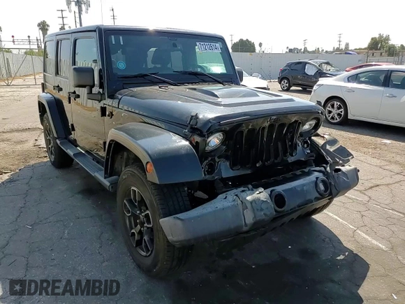 2018 Jeep Wrangler JK Unlimited Altitude with VIN 1C4BJWEG5JL820816, listed as a Copart auction lot 71212614 with 76,630 mi miles and Salvage Title. Bid and sale history available at carsss.com. Image 12.