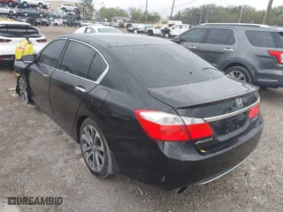 2015 Honda Accord Sedan Sport with VIN 1HGCR2F54FA239170, listed as a IAAI auction lot 41733576 with 111,621 mi miles. Bid and sale history available at carsss.com. Image 3.