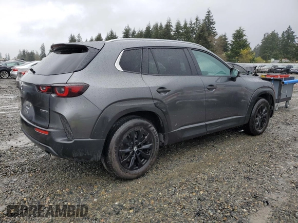 2024 Mazda CX-50 S Select with VIN 7MMVABAM1RN187703, listed as a Copart auction lot 52245345 with 9,295 mi miles and Salvage Title. Bid and sale history available at DreamBid. Image 3.