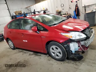 2013 Toyota Prius One with VIN JTDKN3DU5D5702946, listed as a Copart auction lot 49861965 with 189,145 mi miles and Salvage Title. Bid and sale history available at carsss.com. Image 4.