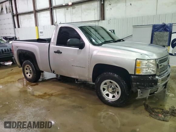 2012 Chevrolet Silverado 1500 Work Truck with VIN 1GCNKPEA8CZ337882, listed as a Copart auction lot 46168385 with 135,594 mi miles and Salvage Title. Bid and sale history available at DreamBid. Image 4.