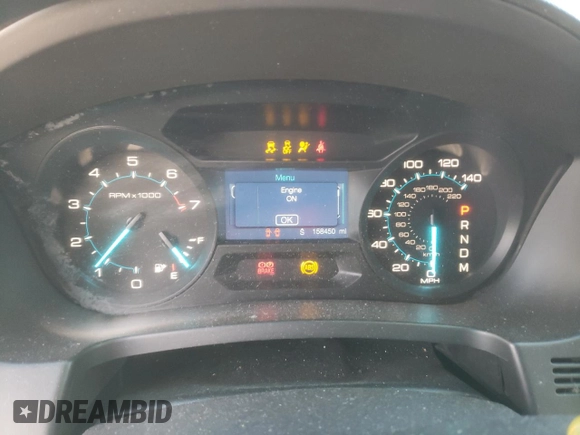 2015 Ford Explorer with VIN 1FM5K7B87FGB63879, listed as a Copart auction lot 89392515 with 158,450 mi miles and Clean title. Bid and sale history available at DreamBid. Image 9.