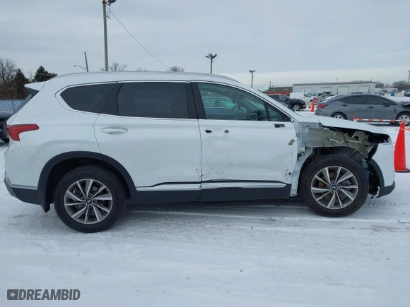 2020 Hyundai Santa Fe SEL with VIN 5NMS33AD7LH289661, listed as a IAAI auction lot 41613392 with 22,115 mi miles. Bid and sale history available at carsss.com. Image 13.