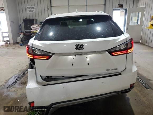 2022 Lexus RX with VIN 2T2HZMDA4NC338142, listed as a Copart auction lot 52144555 with 31,426 mi miles and Salvage Title. Bid and sale history available at carsss.com. Image 6.