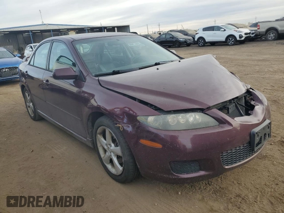 2008 Mazda 6 i Sport VE with VIN 1YVHP80C285M21606, listed as a Copart auction lot 84184734 with 156,097 mi miles and Salvage Title. Bid and sale history available at carsss.com. Image 4.