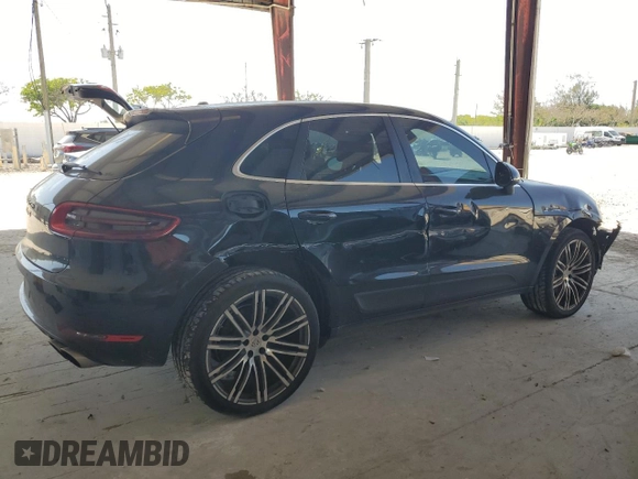 2015 Porsche Macan S z VIN WP1AB2A53FLB69858, wystawiony jako Copart lot #57296665 z przebiegiem 131 120 mil mil oraz Szkoda całkowita • Salvage title. Historia ofert i sprzedaży dostępna na DreamBid. Obrazek 3.