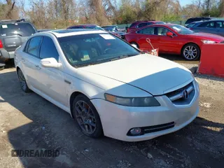 2008 Acura TL Type-S with VIN 19UUA76538A042552, listed as a IAAI auction lot 41973745 with 141,295 mi miles. Bid and sale history available at carsss.com. Image 1.