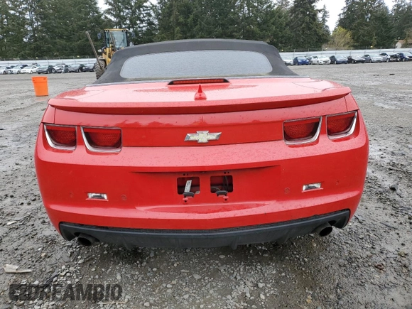 2013 Chevrolet Camaro LT with VIN 2G1FB3D32D9110529, listed as a Copart auction lot 50945235 with 166,837 mi miles and Salvage title. Bid and sale history available at DreamBid. Image 6.