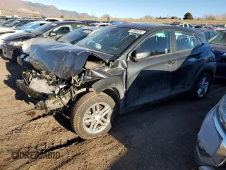 2021 Hyundai Kona SE with VIN KM8K1CAA8MU634813, listed as a Copart auction lot 45890835 with 77,053 mi miles and Salvage Title. Bid and sale history available at carsss.com. Image 1.